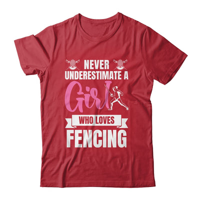 Cool Fencing Art For Women Girls Sports Sword Fencing Shirt & Tank Top | siriusteestore