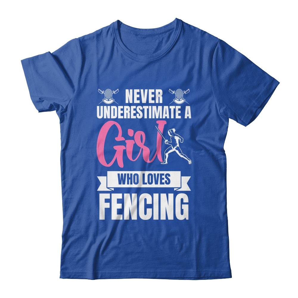 Cool Fencing Art For Women Girls Sports Sword Fencing Shirt & Tank Top | siriusteestore