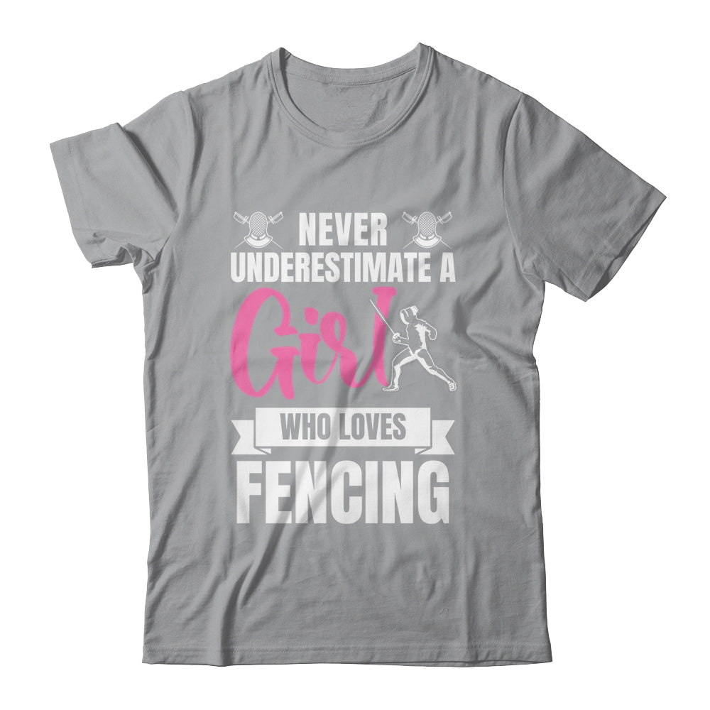Cool Fencing Art For Women Girls Sports Sword Fencing Shirt & Tank Top | siriusteestore