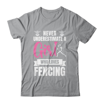 Cool Fencing Art For Women Girls Sports Sword Fencing Shirt & Tank Top | siriusteestore