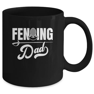 Cool Fencing Dad Art For Men Sports Sword Fencing Mug | siriusteestore