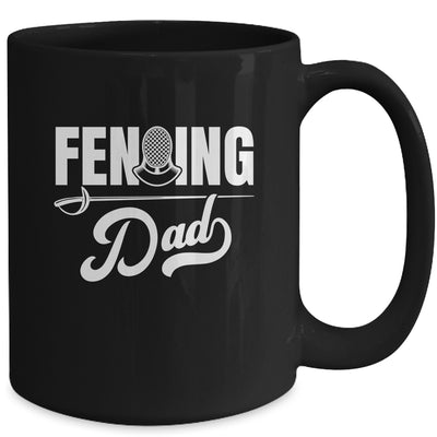 Cool Fencing Dad Art For Men Sports Sword Fencing Mug | siriusteestore