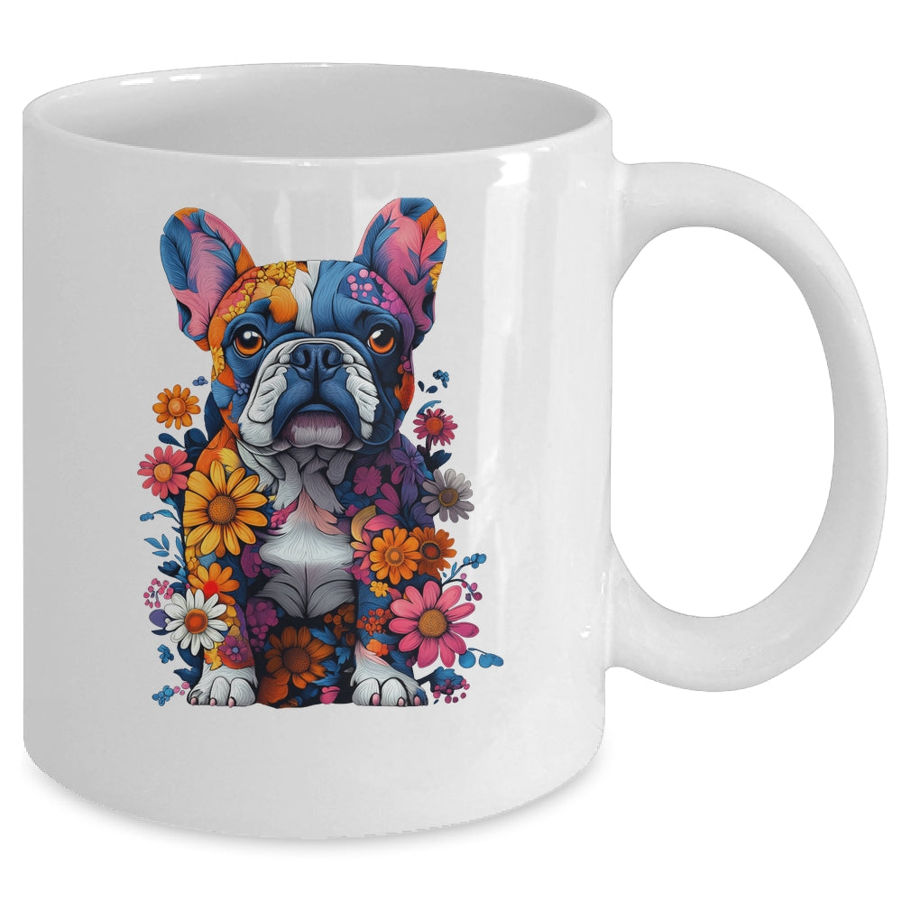 Cool French Bulldog Art Design Women Mama Mom Frenchie Lover Mug | siriusteestore