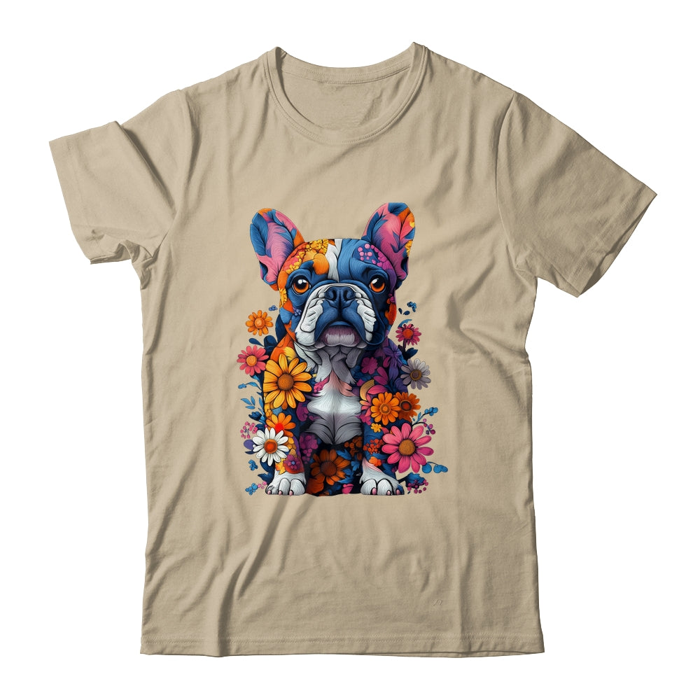 Cool French Bulldog Art Design Women Mama Mom Frenchie Lover Shirt & Tank Top | siriusteestore