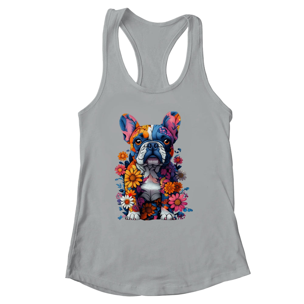 Cool French Bulldog Art Design Women Mama Mom Frenchie Lover Shirt & Tank Top | siriusteestore