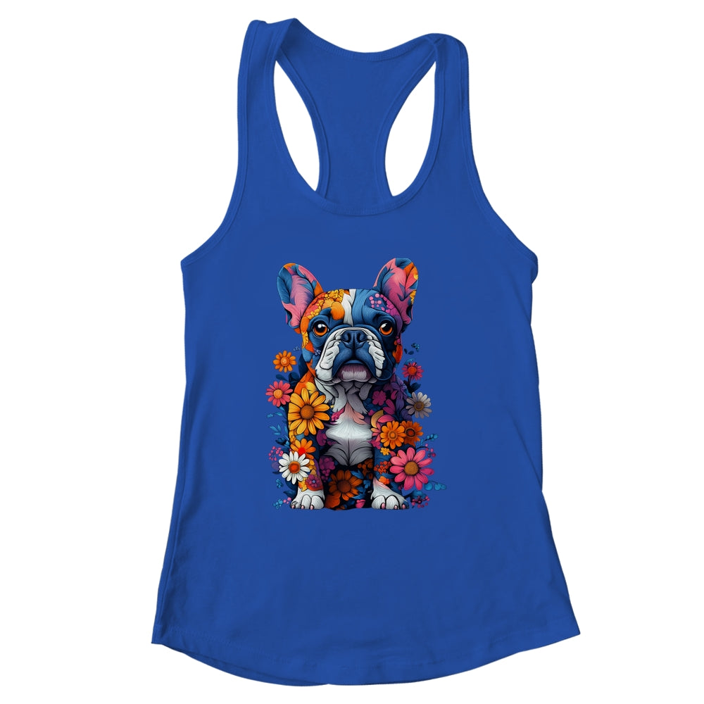 Cool French Bulldog Art Design Women Mama Mom Frenchie Lover Shirt & Tank Top | siriusteestore