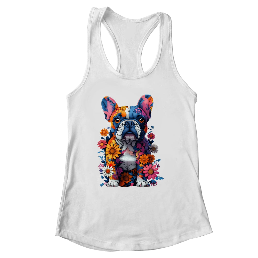Cool French Bulldog Art Design Women Mama Mom Frenchie Lover Shirt & Tank Top | siriusteestore