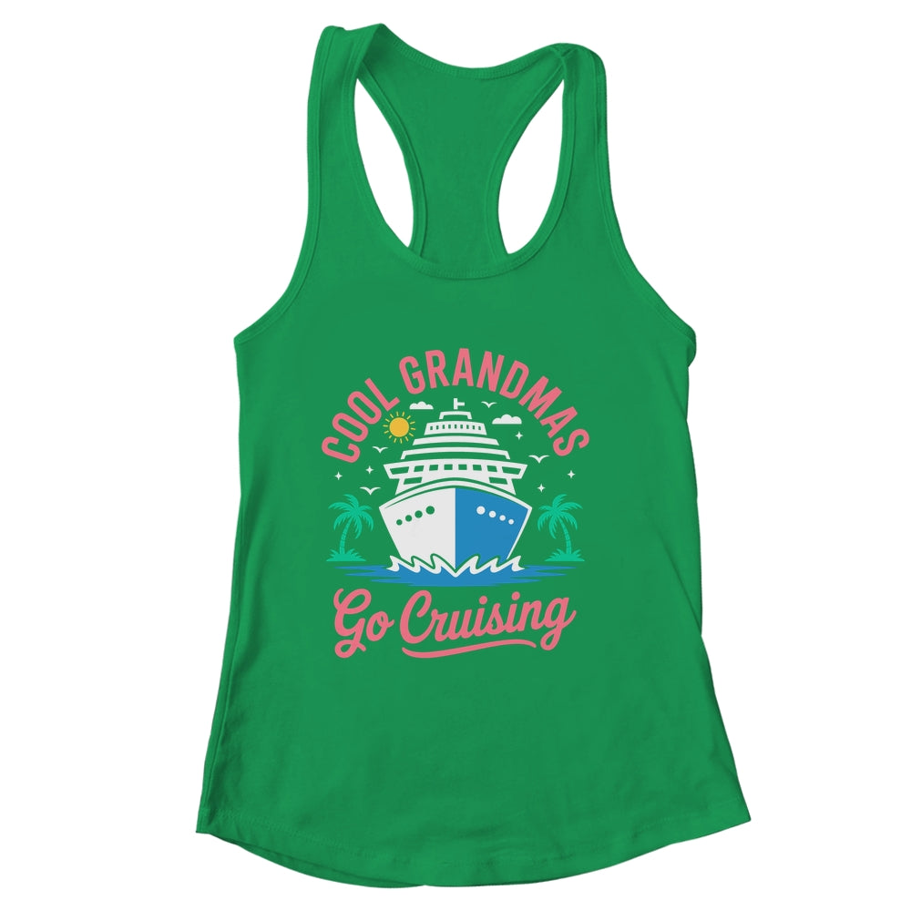 Cool Grandmas Go Cruising Grandma Matching Funny Vacation Shirt & Tank Top | siriusteestore
