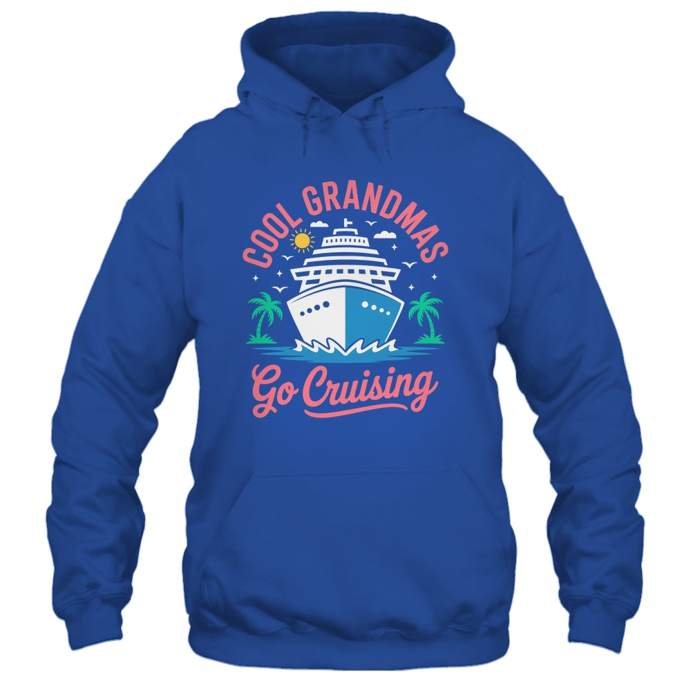 Cool Grandmas Go Cruising Grandma Matching Funny Vacation Shirt & Tank Top | siriusteestore