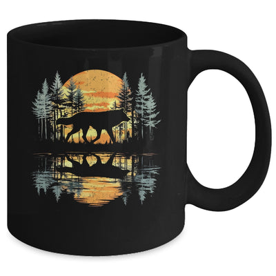 Cool Graphic Wolf Nature Lovers Wildlife Explorers Men Women Mug | siriusteestore