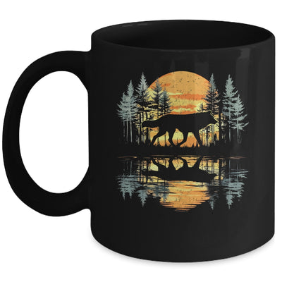 Cool Graphic Wolf Nature Lovers Wildlife Explorers Men Women Mug | siriusteestore