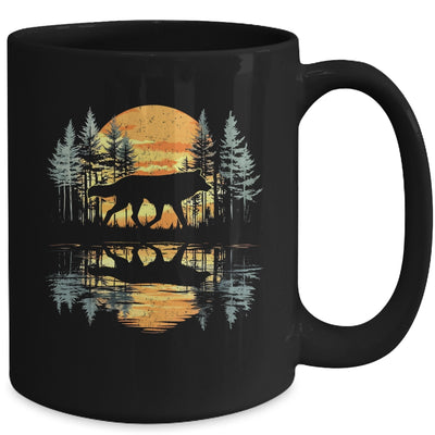 Cool Graphic Wolf Nature Lovers Wildlife Explorers Men Women Mug | siriusteestore