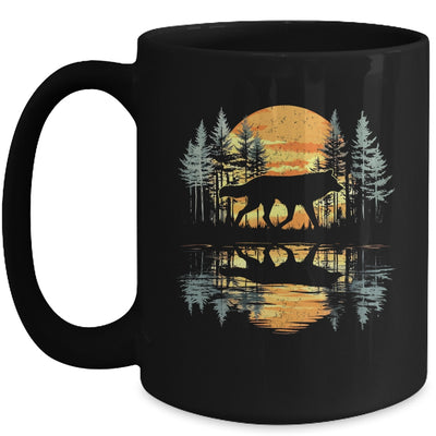 Cool Graphic Wolf Nature Lovers Wildlife Explorers Men Women Mug | siriusteestore