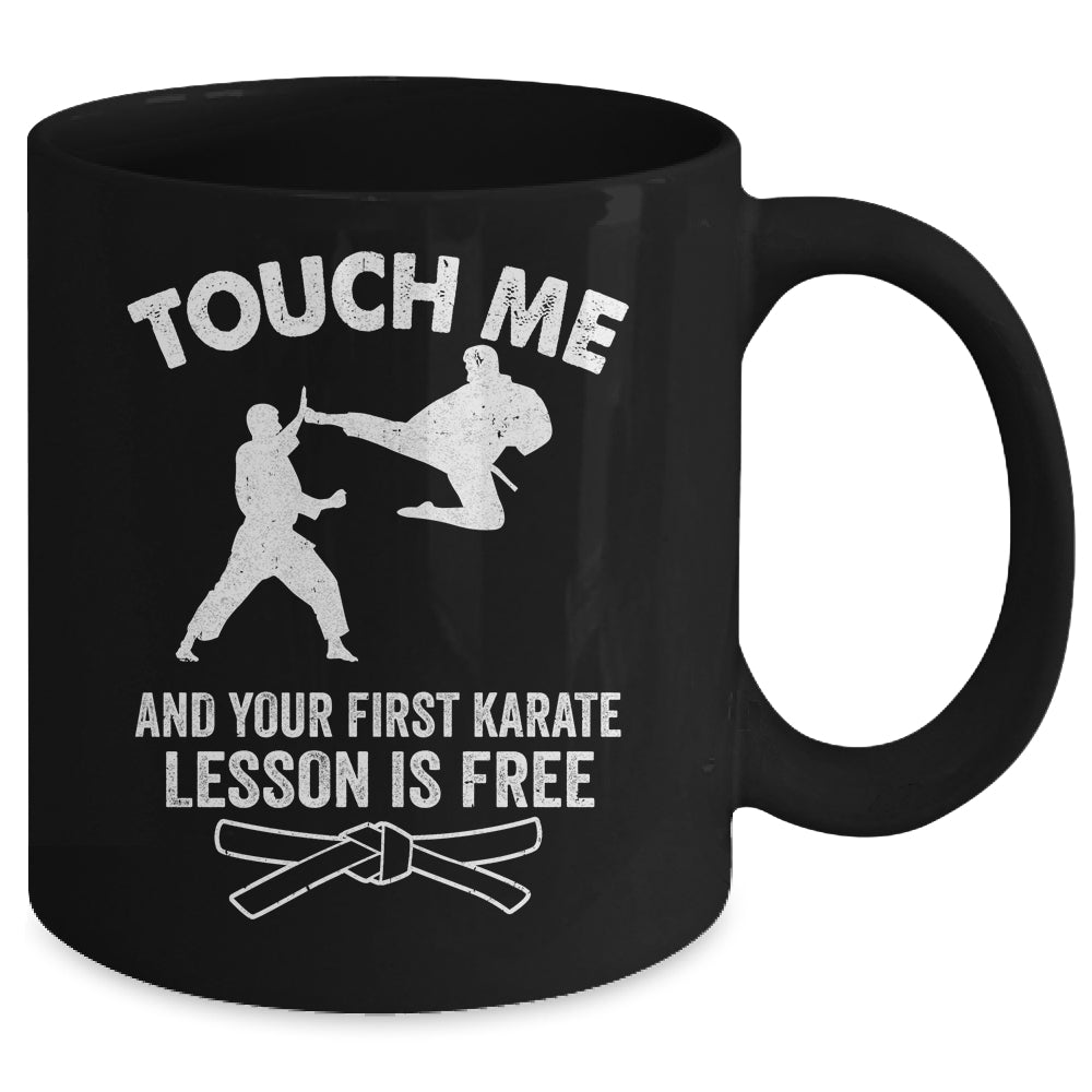 Cool Karate Art For Men Women Karate Black Belt Martial Arts Mug | siriusteestore