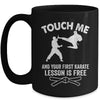 Cool Karate Art For Men Women Karate Black Belt Martial Arts Mug | siriusteestore