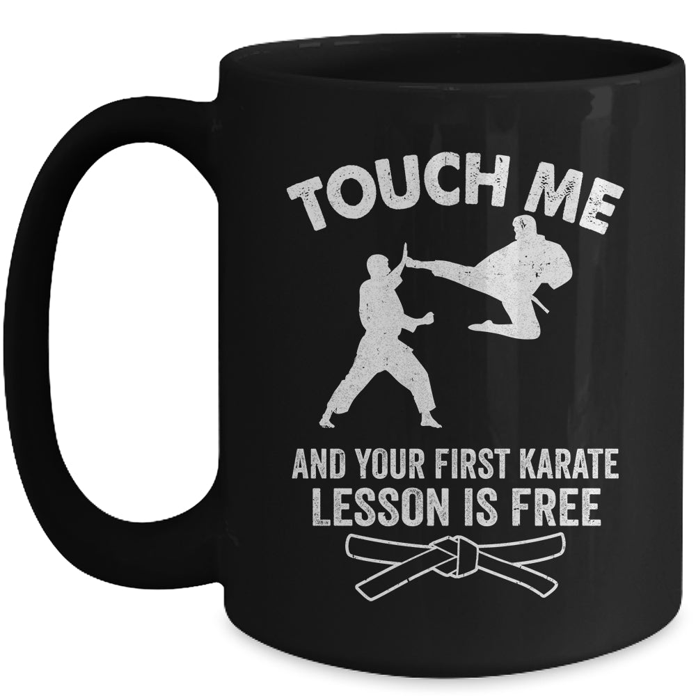 Cool Karate Art For Men Women Karate Black Belt Martial Arts Mug | siriusteestore
