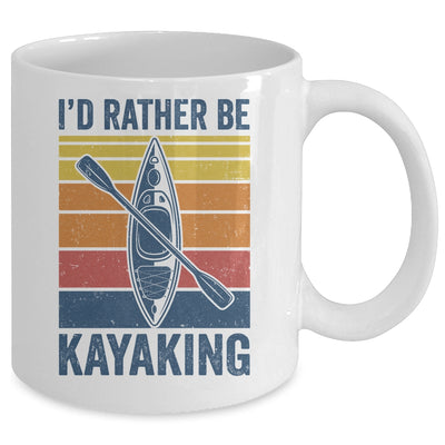 Cool Kayaking Art For Men Women Kayak Paddle Boating Kayaker Mug | siriusteestore