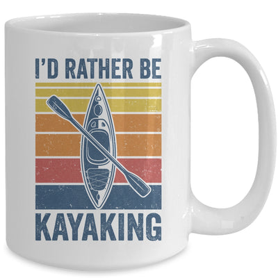 Cool Kayaking Art For Men Women Kayak Paddle Boating Kayaker Mug | siriusteestore