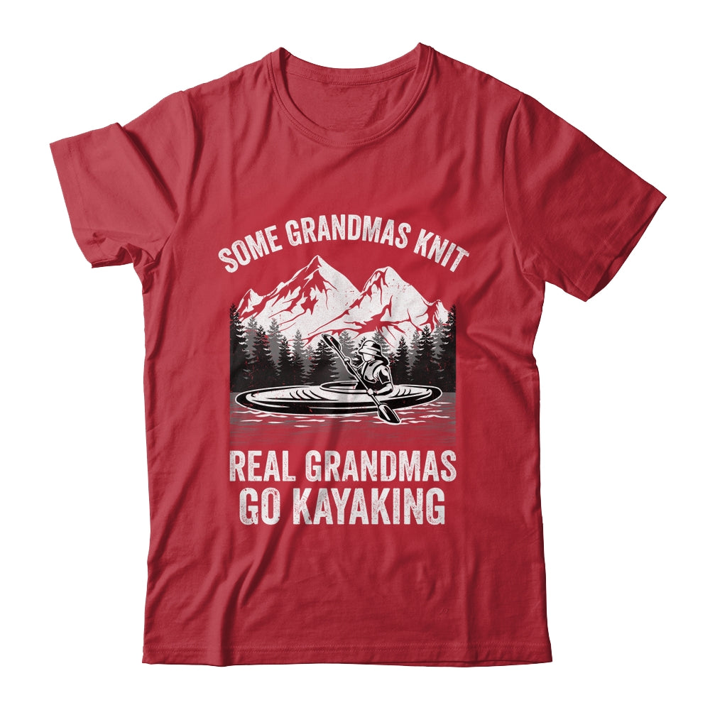 Cool Kayaking For Grandma Mom Kayaker Boating Kayak Lover Shirt & Tank Top | siriusteestore