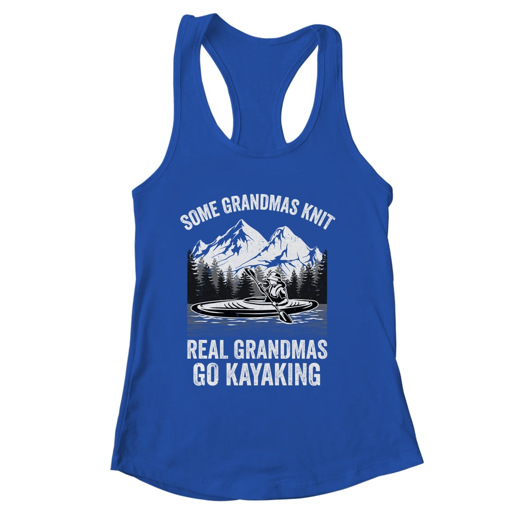 Cool Kayaking For Grandma Mom Kayaker Boating Kayak Lover Shirt & Tank Top | siriusteestore