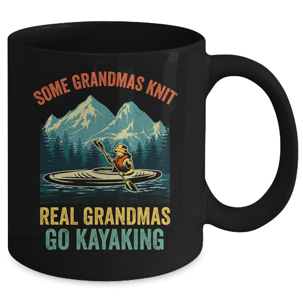Cool Kayaking For Grandma Mom Kayaker Boating Kayak Women Mug | siriusteestore