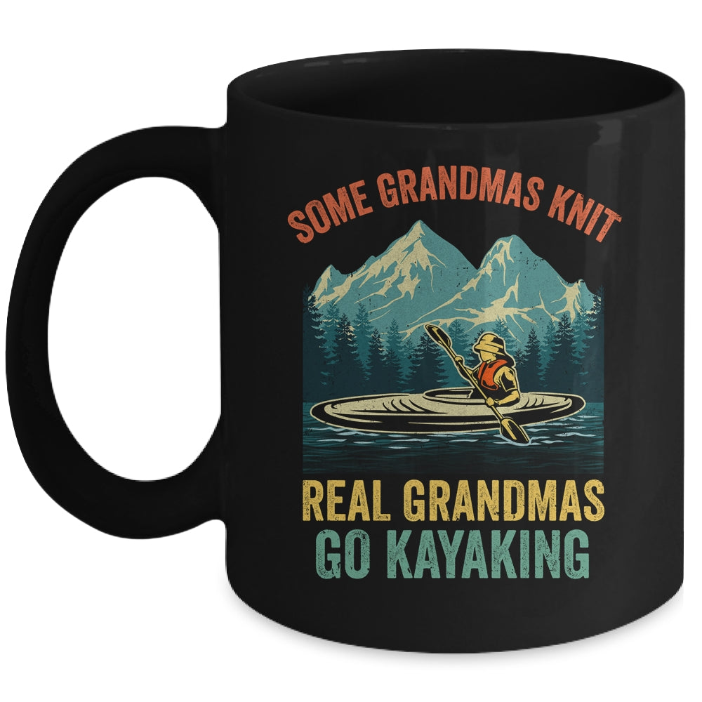 Cool Kayaking For Grandma Mom Kayaker Boating Kayak Women Mug | siriusteestore