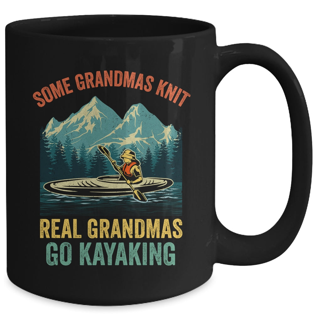 Cool Kayaking For Grandma Mom Kayaker Boating Kayak Women Mug | siriusteestore