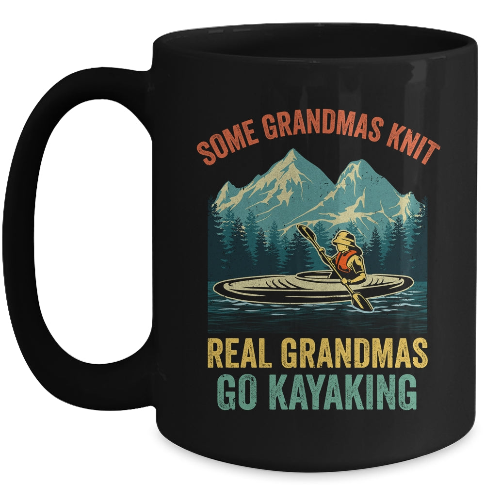 Cool Kayaking For Grandma Mom Kayaker Boating Kayak Women Mug | siriusteestore