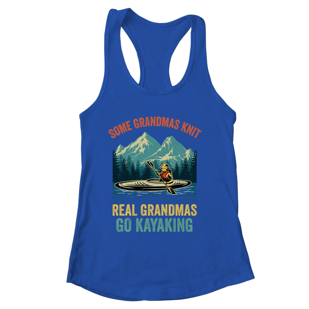 Cool Kayaking For Grandma Mom Kayaker Boating Kayak Women Shirt & Tank Top | siriusteestore