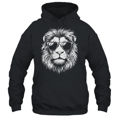 Cool Lion Wearing Sunglasses Graphic Art Leo Design Shirt & Hoodie | siriusteestore