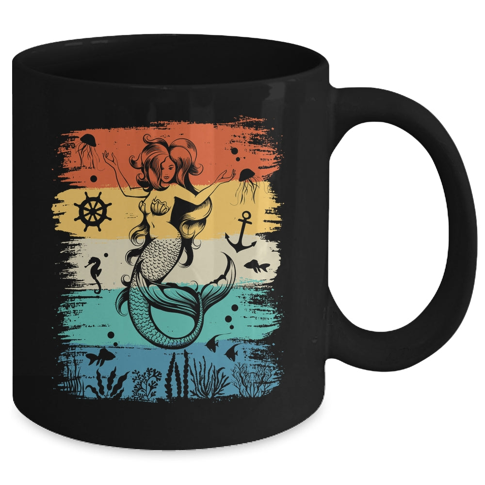 Cool Mermaid For Girls Kids Women Under Sea Mermaids Merman Mug | siriusteestore
