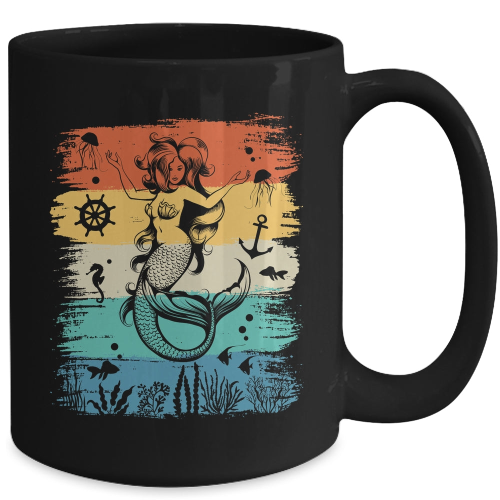 Cool Mermaid For Girls Kids Women Under Sea Mermaids Merman Mug | siriusteestore