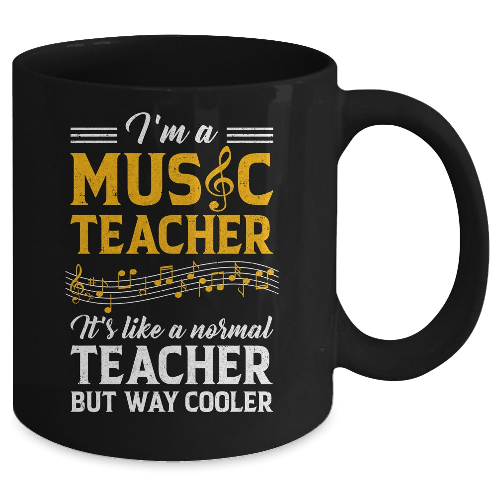 Cool Music Teacher Art For Men Women School Orchestra Coach Mug | siriusteestore