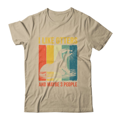 Cool Otter Design For Men Women Kids Vintage Sea Otter Lover Shirt & Tank Top | siriusteestore