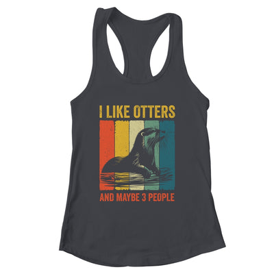 Cool Otter Design For Men Women Kids Vintage Sea Otter Lover Shirt & Tank Top | siriusteestore