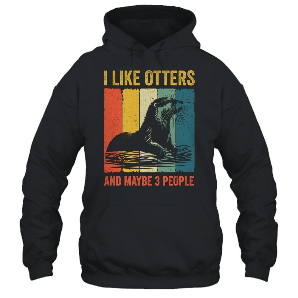 Cool Otter Design For Men Women Kids Vintage Sea Otter Lover Shirt & Tank Top | siriusteestore