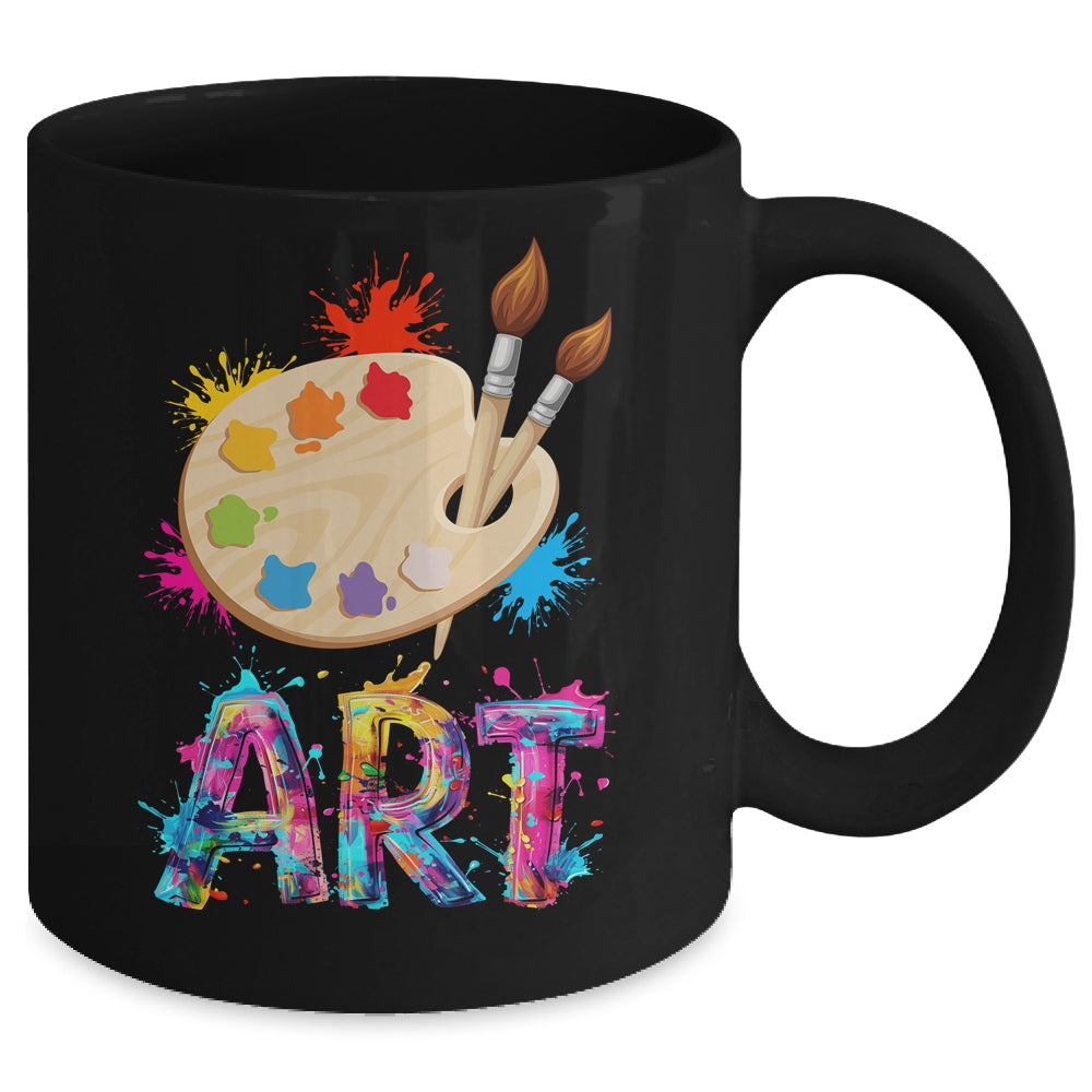 Cool Painting Art For Men Women Draw Pencil Drawing Teacher Mug | siriusteestore