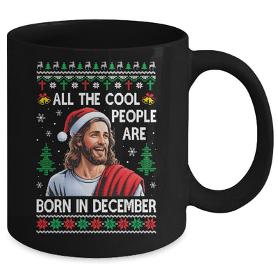 Cool People Are Born In December Christian Christmas Bday Mug | siriusteestore