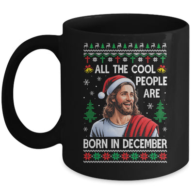 Cool People Are Born In December Christian Christmas Bday Mug | siriusteestore