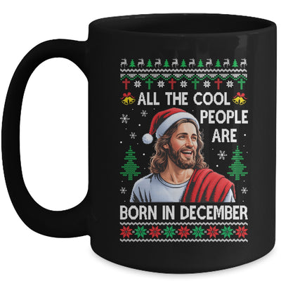 Cool People Are Born In December Christian Christmas Bday Mug | siriusteestore