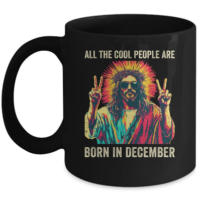 Cool People Are Born In December Christian Christmas Mug | siriusteestore