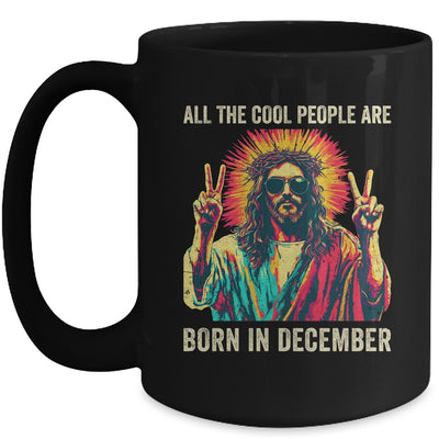 Cool People Are Born In December Christian Christmas Mug | siriusteestore