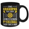 Cool Pickleball Men Grandpa Paddle Sport Pickleball Player Mug | siriusteestore