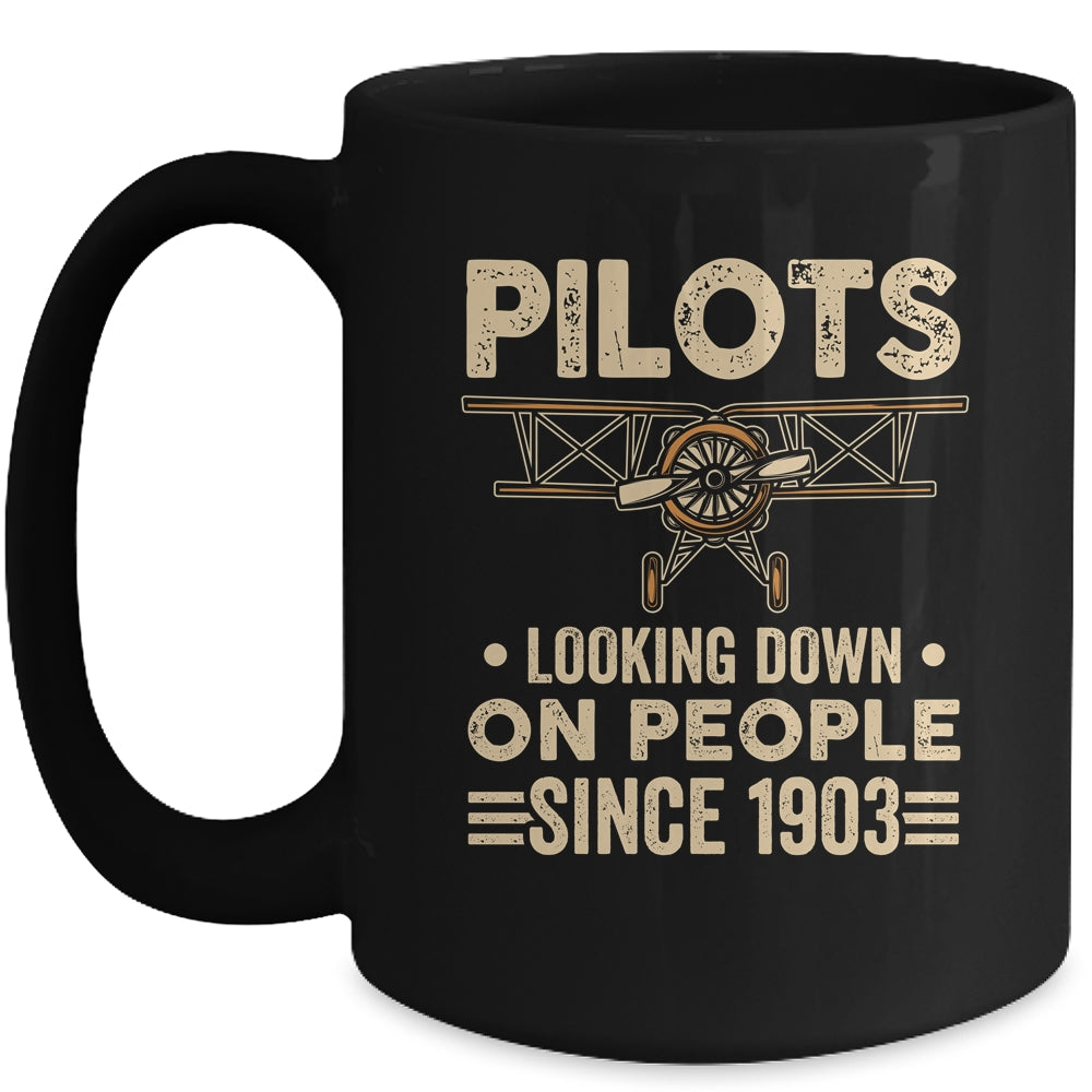 Cool Pilot For Men Women Aircraft Pilot Airplane Flying Mug | siriusteestore