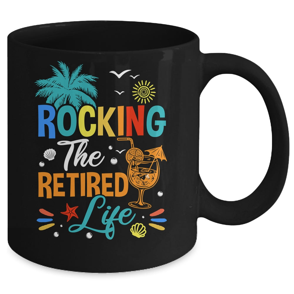 Cool Retirement Art For Men Women Retirement Retired Retiree Mug | siriusteestore