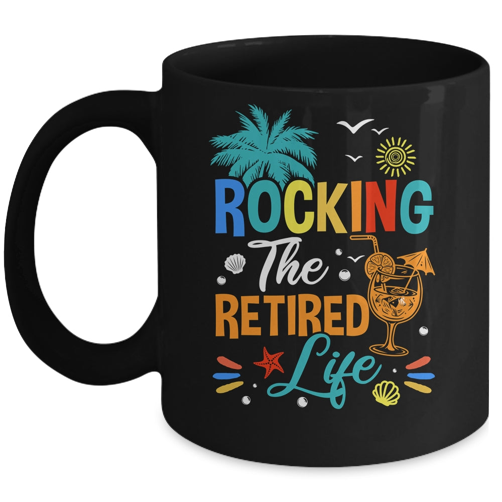 Cool Retirement Art For Men Women Retirement Retired Retiree Mug | siriusteestore
