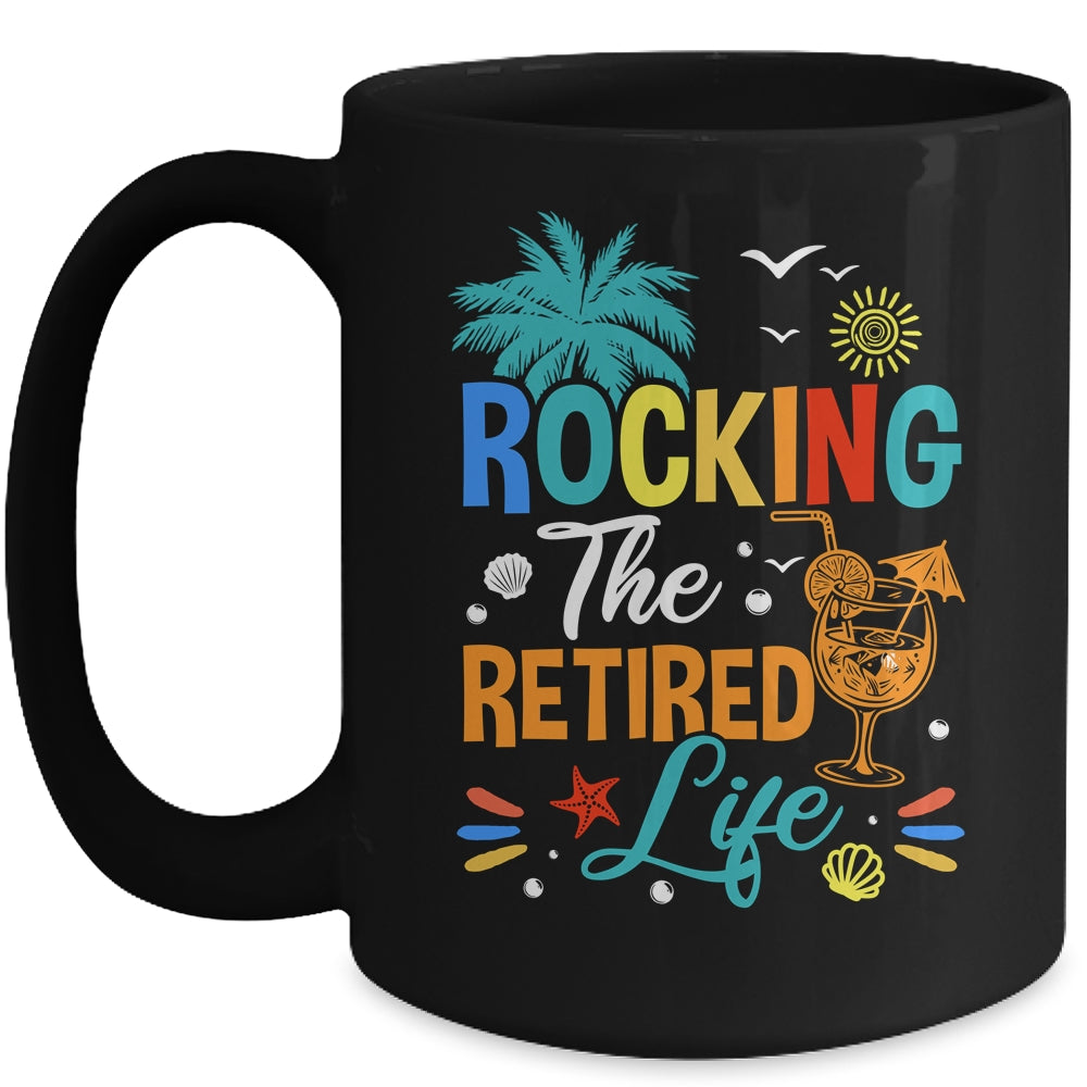 Cool Retirement Art For Men Women Retirement Retired Retiree Mug | siriusteestore