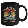 Cool Running Dad Funny Marathon Runner Dad Men Fathers Day Mug | siriusteestore