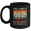 Cool Sailing For Men Women Retirement Plan Boating Sailboat Mug | siriusteestore