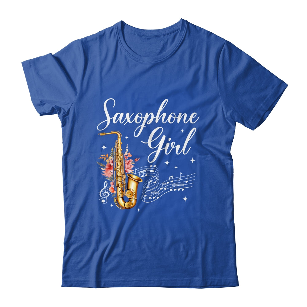 Cool Saxophone Girls Art For Women Sax Player Jazz Music Shirt & Tank Top | siriusteestore